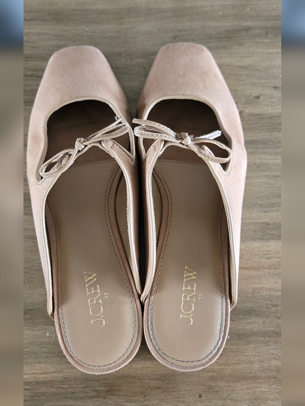 J. Crew Factory Women's Bow slip-on mules - Picture 8 of 9